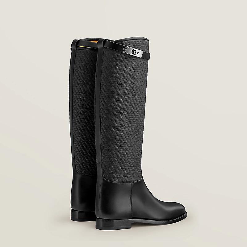 Giày Hermes Jumping Boot Nữ Đen